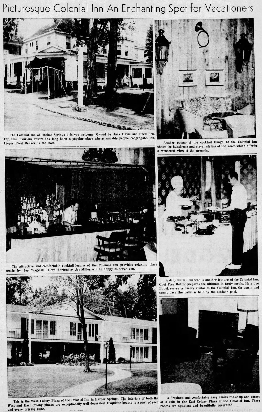 Colonial Inn - Sept 5 1961 Article